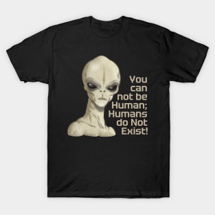 Alien v Human T-Shirt